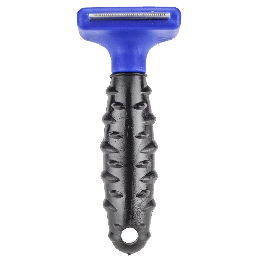 DeShedding Kam Heavy Duty M - Donkerblauw - Voor Honden en Katten