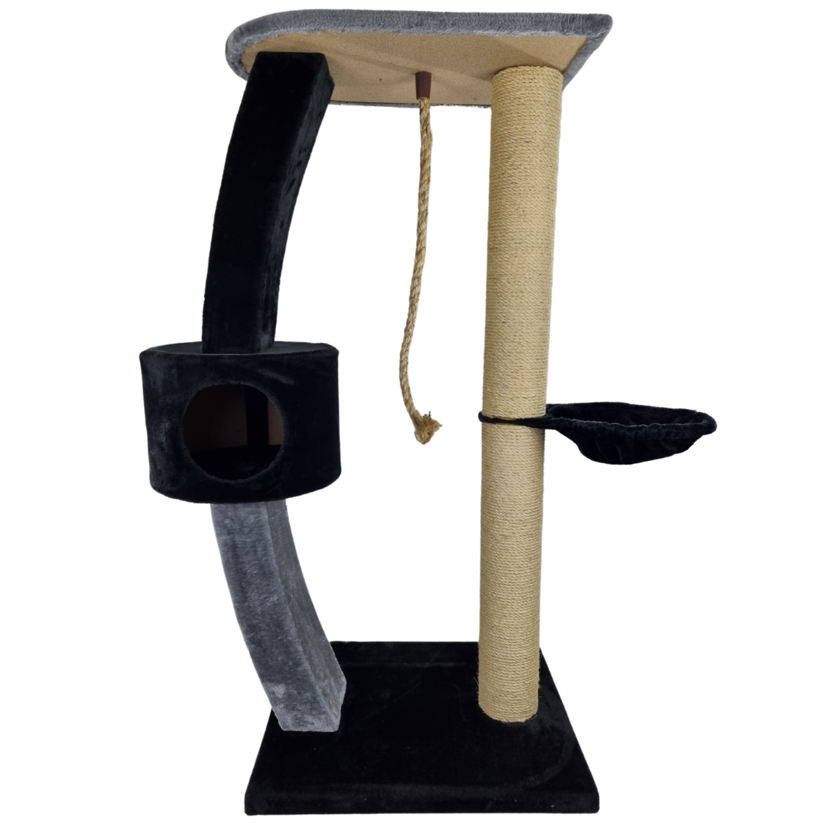 Topmast Krabpaal Moondream - Grijs & Zwart - 60 x 50 x 125 cm