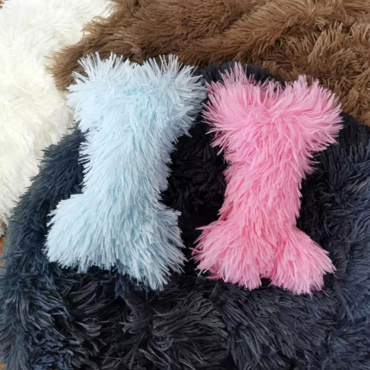 Os en peluche Puppy Bone (avec couineur)