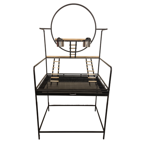Perchoir Papegai Rio - Anthracite - 74 x 104 x 157 cm
