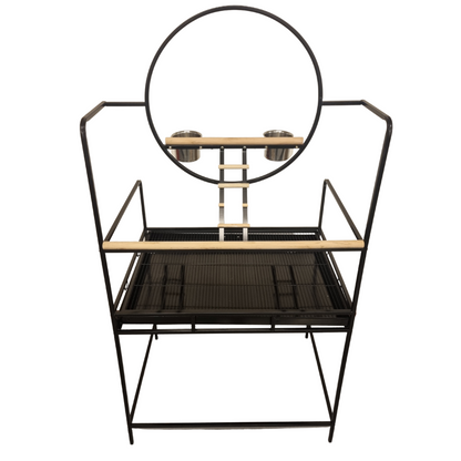 Topmast Papegaaienstandaard Rio - Antraciet - 74 x 104 x 157 cm