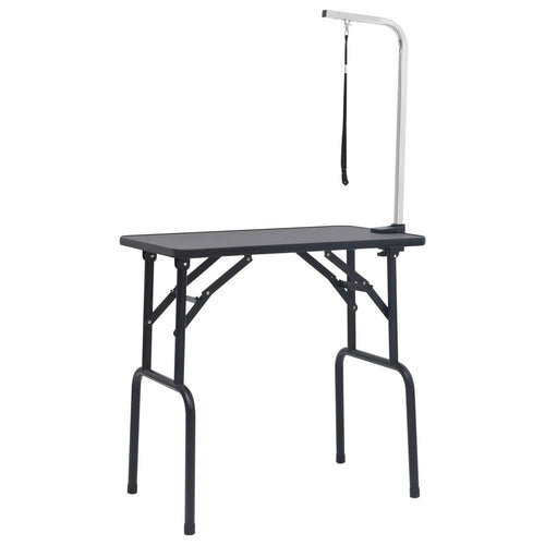 Table de toilettage professionnelle Noir Groomstyle – Topmast - 81 x 46 x 76 cm