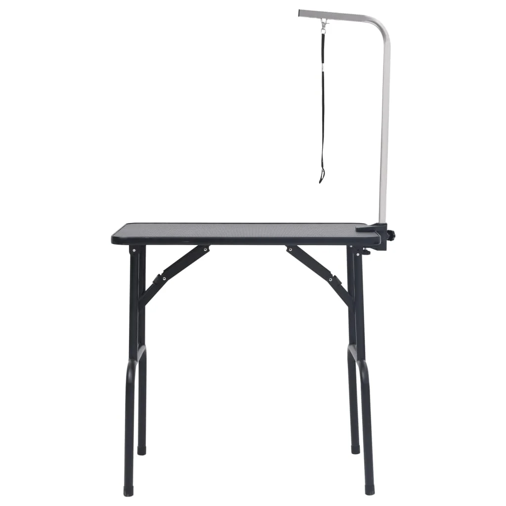 Table de toilettage professionnelle Noir Groomstyle – Topmast -  81 x 46 x 76 cm