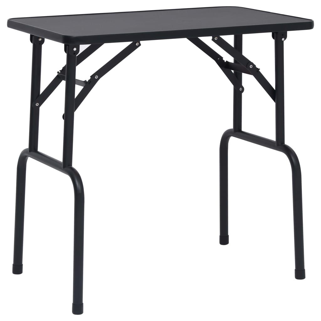 Table de toilettage professionnelle Noir Groomstyle – Topmast -  81 x 46 x 76 cm
