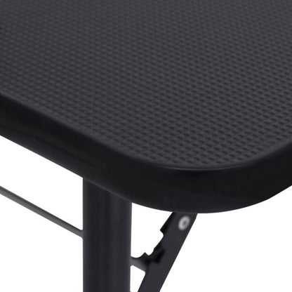 Table de toilettage professionnelle Noir Groomstyle – Topmast – 106 x 61 x 76 cm Trufféo