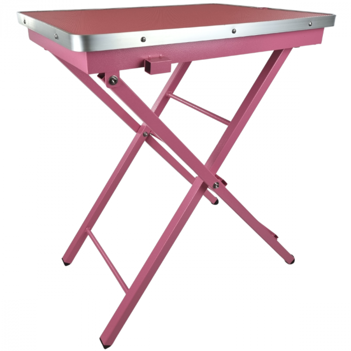 Table de toilettage portable rose Showtime -Topmast – 60 x 45 cm Trufféo