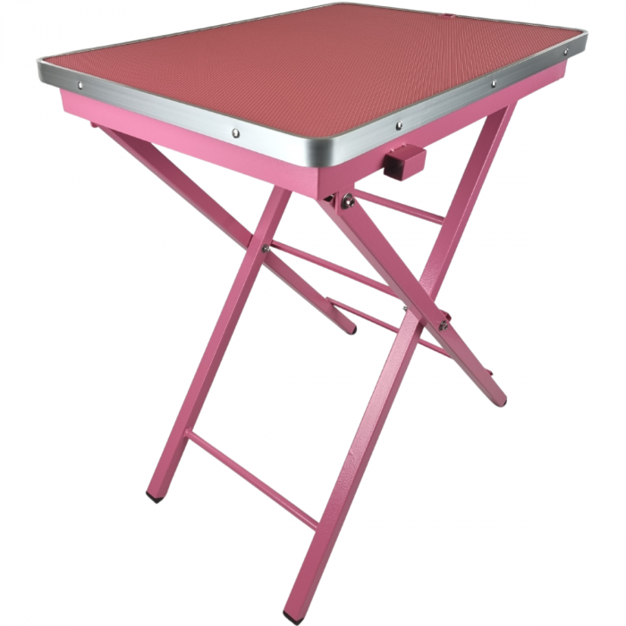Table de toilettage portable rose Showtime -Topmast – 60 x 45 cm Trufféo