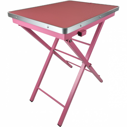 Table de toilettage portable rose Showtime -Topmast – 60 x 45 cm Trufféo