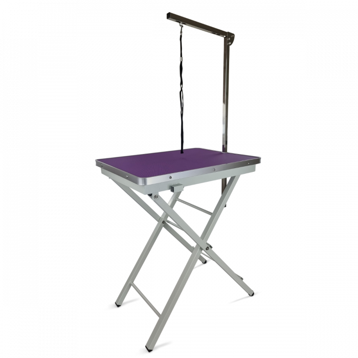 Table de toilettage portable violette Showtime -Topmast – 60 x 45 cm Trufféo