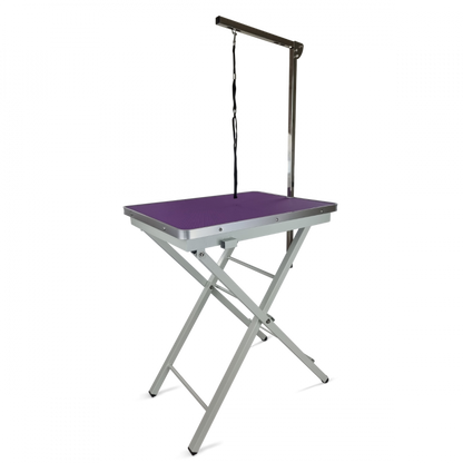 Table de toilettage portable violette Showtime -Topmast – 60 x 45 cm Trufféo