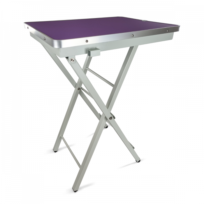 Table de toilettage portable violette Showtime -Topmast – 60 x 45 cm Trufféo