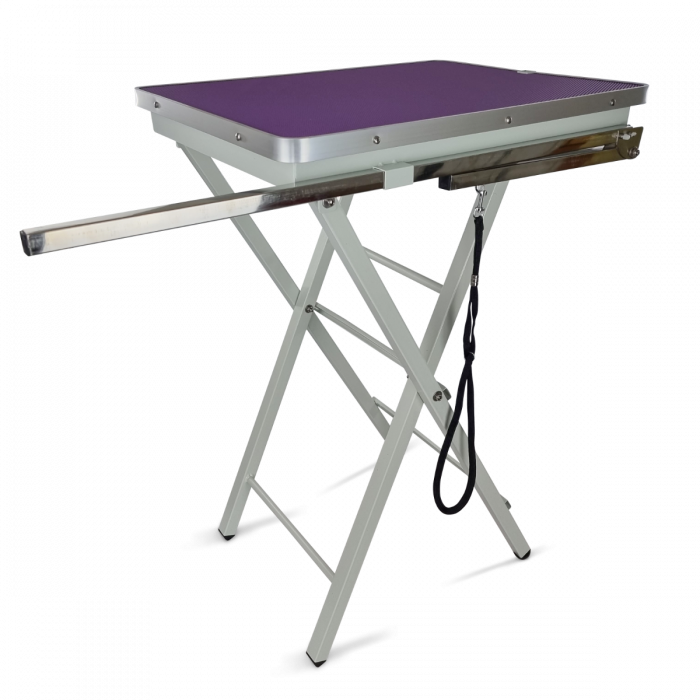 Table de toilettage portable violette Showtime -Topmast – 60 x 45 cm Trufféo