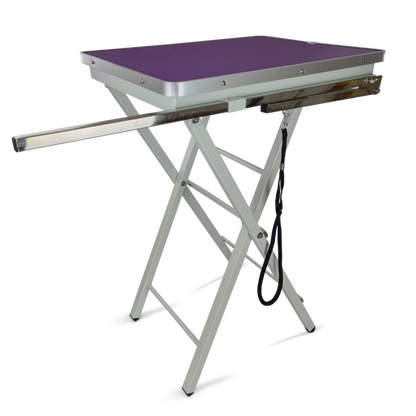 Table de toilettage portable violette Showtime -Topmast – 60 x 45 cm Trufféo