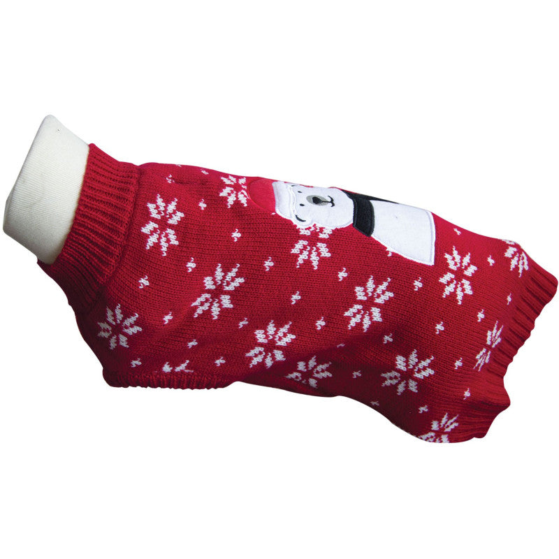 Pull fantaisie Rouge Ours de Noël pour chien DOOGY CLASSIC