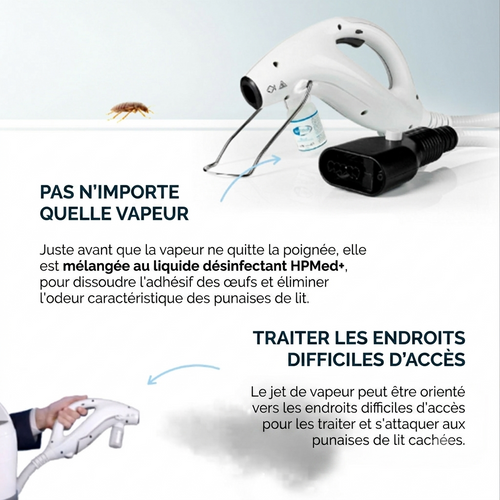 Nettoyeur Vapeur Anti-Punaises de Lit – Polti Cimex Eradicator
