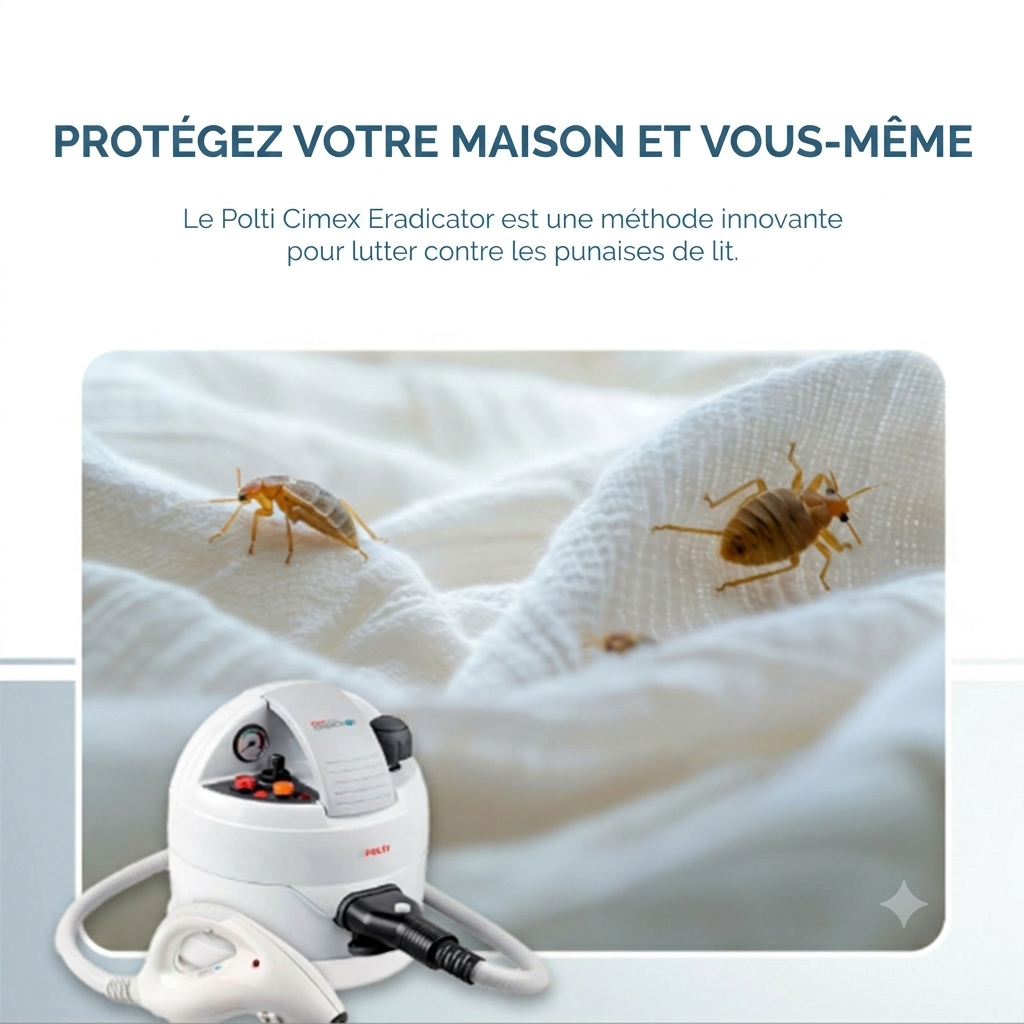 Nettoyeur Vapeur Anti-Punaises de Lit – Polti Cimex Eradicator Polti
