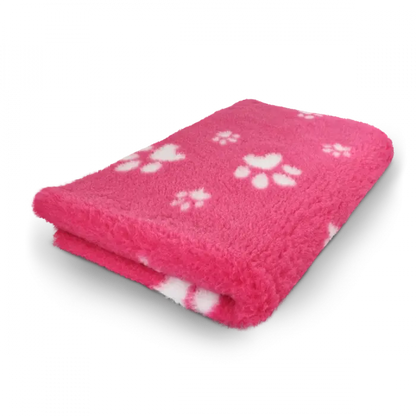 Vetbed à motifs empreintes de pattes deux couleurs – Toutes couleurs Trufféo