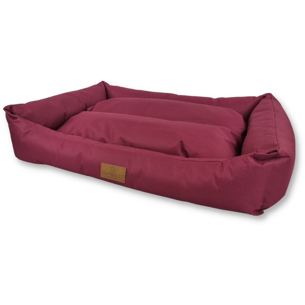 Topmast Hondenmand - Waterproof Line - Bordeauxrood