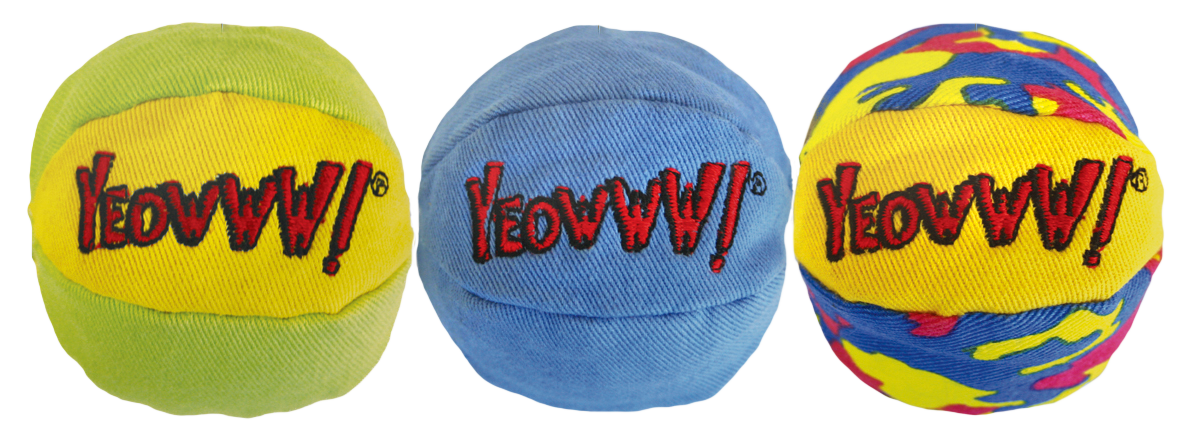 Yeowww! – My Cat's Balls, duo de balles à l'herbe à chat - Trufféo