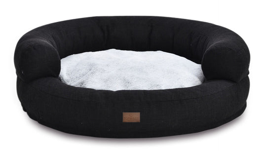 Topmast Orthopedisch Hondenbed - 65 x 65 x 20 cm - Zwart