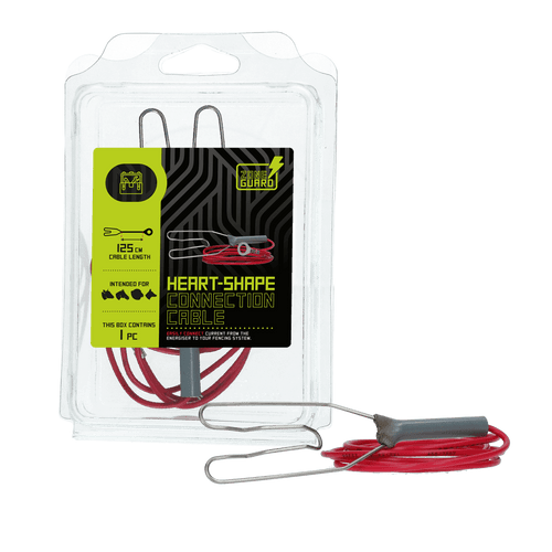 ZoneGuard Câble de raccordement en forme de coeur 125 cm